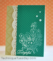 Painted Bouquet Card