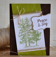 Peace & Joy Tag Card