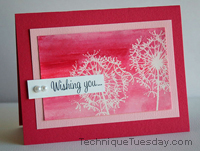 Pink Wishing Card