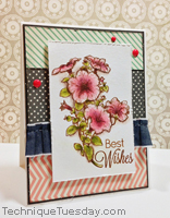 Pretty Morning Glory Card