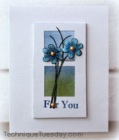 Purple For You Card