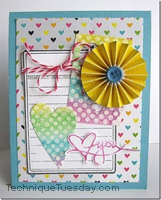 Rainbow Heart Card