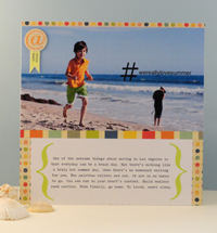 Really Love Summer Layout
