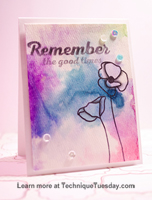 Remember Poppies Card