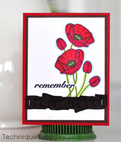 Remember Poppy Card