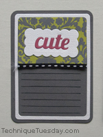 Scalloped Cute Card