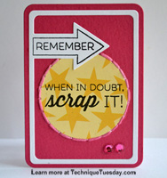 Scrap It Story Card