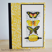 Scritch Scratch Butterflies Card