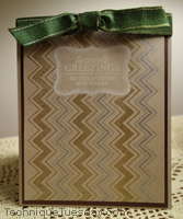 Season's Greetings Silver Card