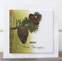 Sending Warm Thoughts Card