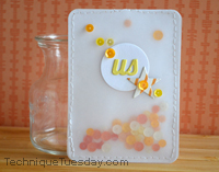 Sequin Shaker Story Card