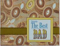 Simply The Best Dad Card