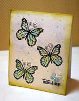 Smiles & Hugs Butterfly Card