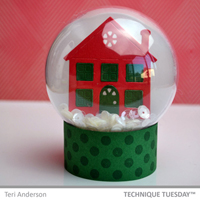 House Snow Globe