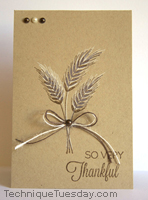 So Very Thankful Card