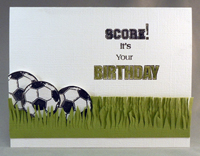 Soccer Birthday Card