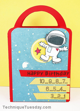 Space Birthday Card