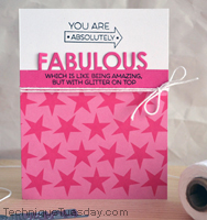 Straight Fabulous Card