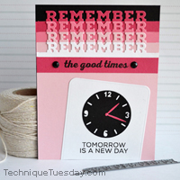 Remember Clock Card