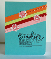 Sunshine Stripes Card