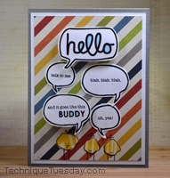 Talking Chickadees Card