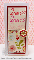 Tall Love Card