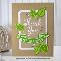 Thank You Kindness Leaves