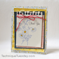 Thank You May Day Memo Card