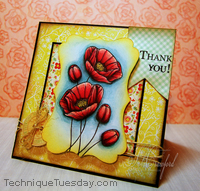 Thank You Poppies Card