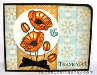 Thank You Poppies Card