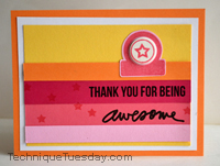 Thank You Tab Card