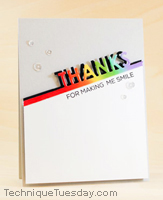 Thanks for Making Me Smile Card