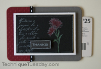 Thanks Gift Card Holder