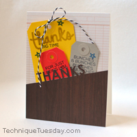 Thanks Tag Card