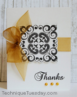 Thanks Tiled Card