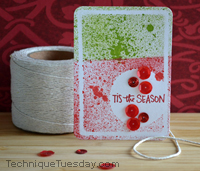 Tis The Season Spray Card