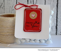 To & From Candy Wrap