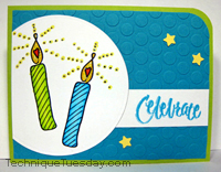 Two Candles Card