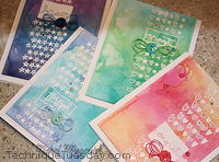 Watercolor Wow Card Set