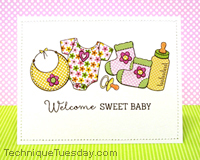Welcome Sweet Baby Card