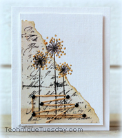 Wish parchment Card