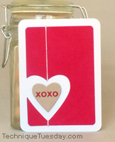 XOXO Heart Card