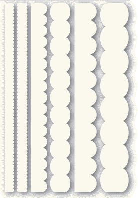 Technique Tiles - Scalloped Baseboards