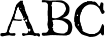 Williamsburg Capital Letters � Large