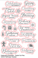 Celebrating December - Digital Cut Files