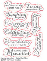 Having Some Fun - Digital Cut Files
