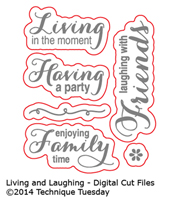 Living and Laughing - Digital Cut Files