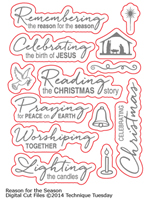 Reason for the Season - Digital Cut Files