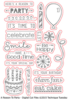 A Reason To Party - Digital Cut Files