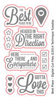 Best Place - Digital Cut Files